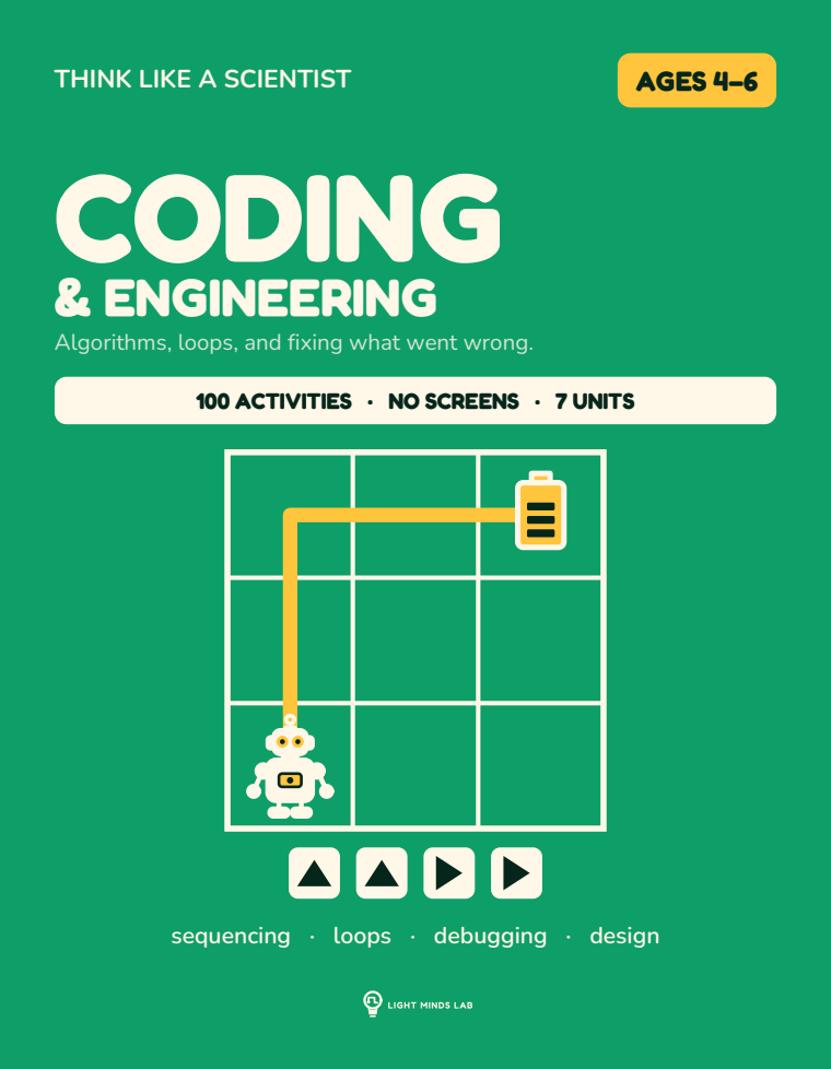 Cover of Coding & Engineering, ages 4–6