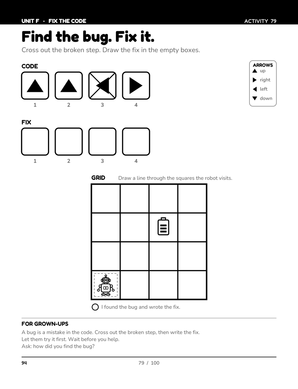 An interior page from Think Like a Scientist: Coding & Engineering